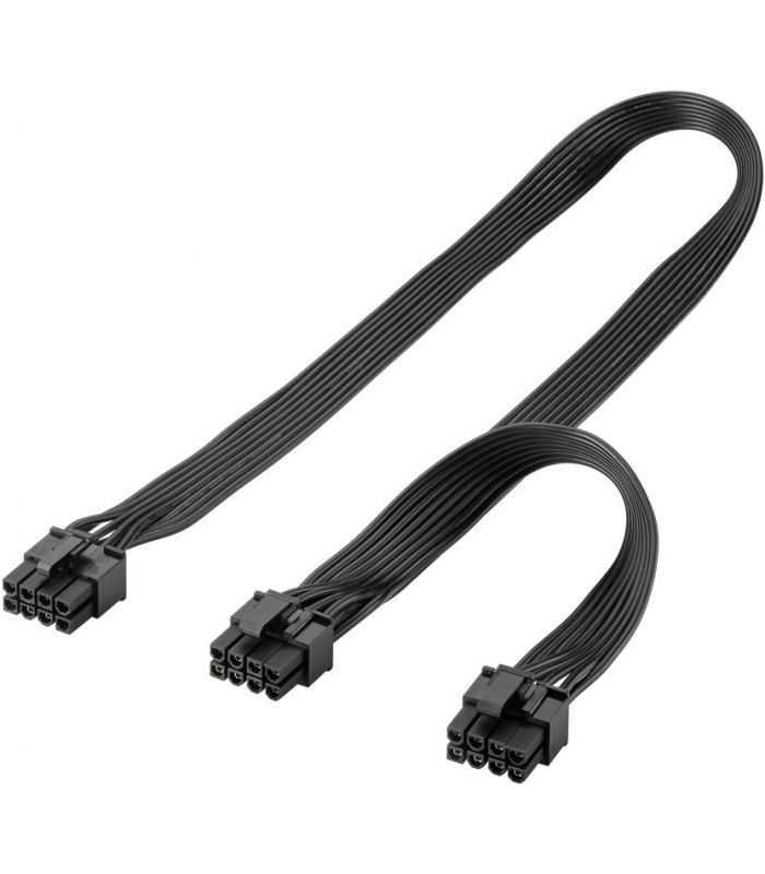 Cablu adaptor de alimentare ATX cu 8 pini tata la 6+2 tata pentru placa video PCI Express 0.23m Goobay 59714