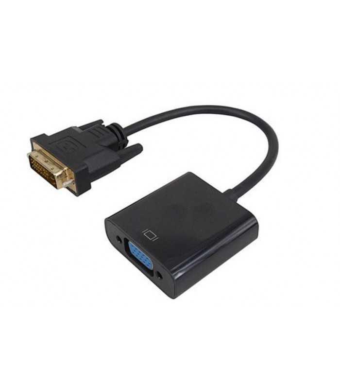Cablu adaptor DVI-D 24+1 tata la VGA mama 0.2m