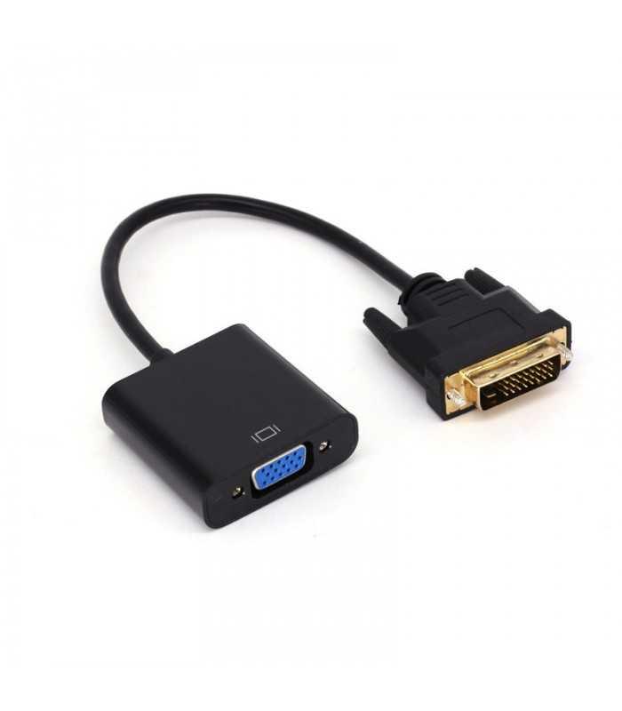 Cablu adaptor DVI-D 24+1 tata - VGA mama 0.2m Full HD 1080p 60Hz