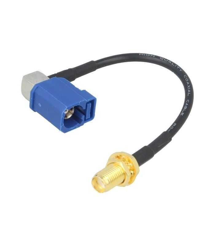 Cablu adaptor Fakra mama - SMA mama in unghi drept 10cm JC Antenna AD.ANT.005