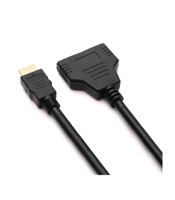 cablu adaptor hdmi la 2x hdmi aurit spitter 1