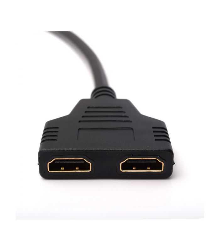cablu adaptor hdmi la 2x hdmi aurit spitter 2