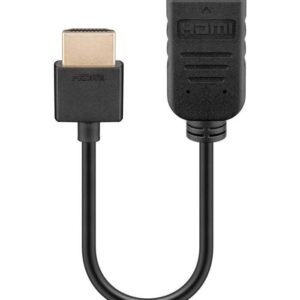 Cablu Adaptor Hdmi Tata Hdmi Mama 10cm V20 4k Ultra Hd 2160p 60hz Goobay 49979