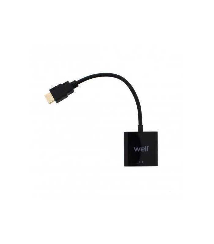 Cablu adaptor HDMI tata la VGA mama Well