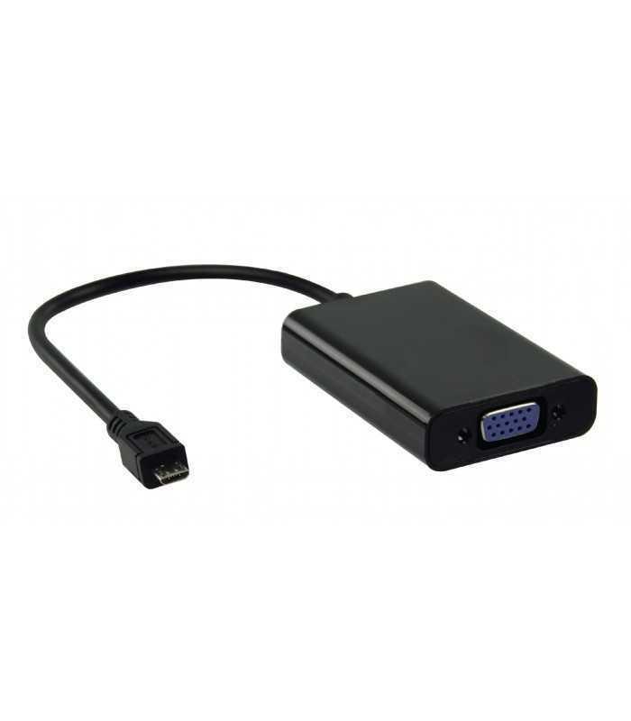 cablu adaptor mhl micro usb 5 pini vga jack 35 mm 02m valueline 1