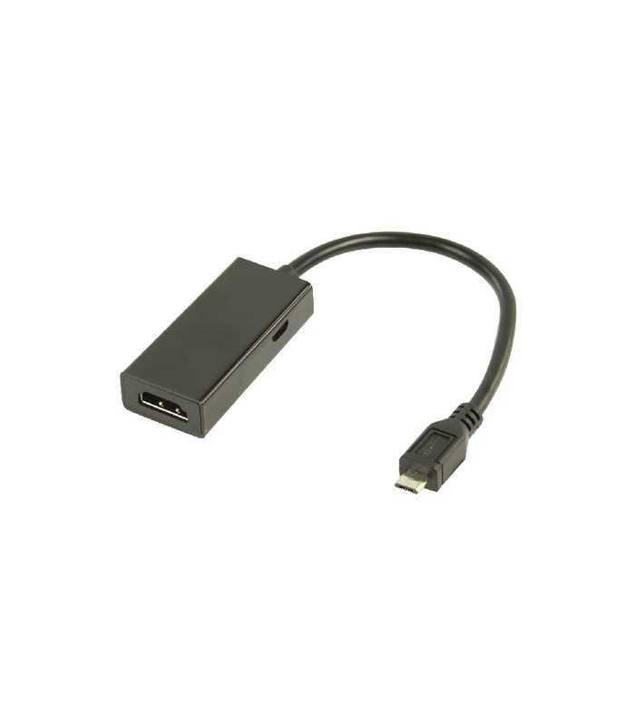 cablu adaptor mhl tata hdmi mama micro usb b mama 02metri negru valueline 1