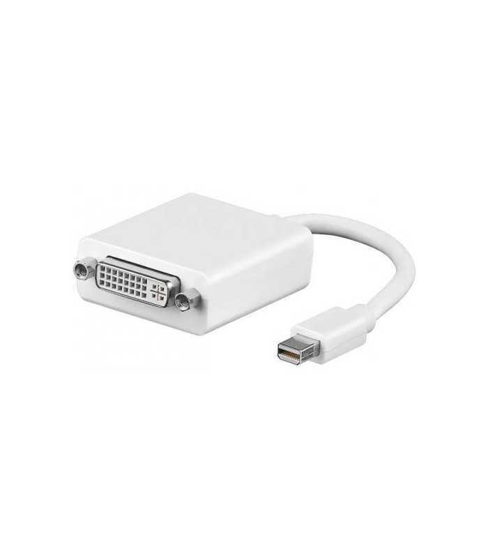 Cablu adaptor mini DisplayPort la DVI-I mama 24+5 Goobay