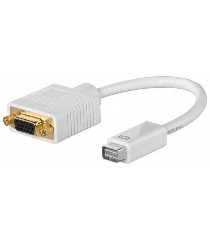 Cablu adaptor mini DVI-I la VGA mama Goobay