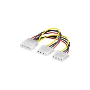 Cablu adaptor molex 5.25 la 2x5.25 molex 15cm Goobay