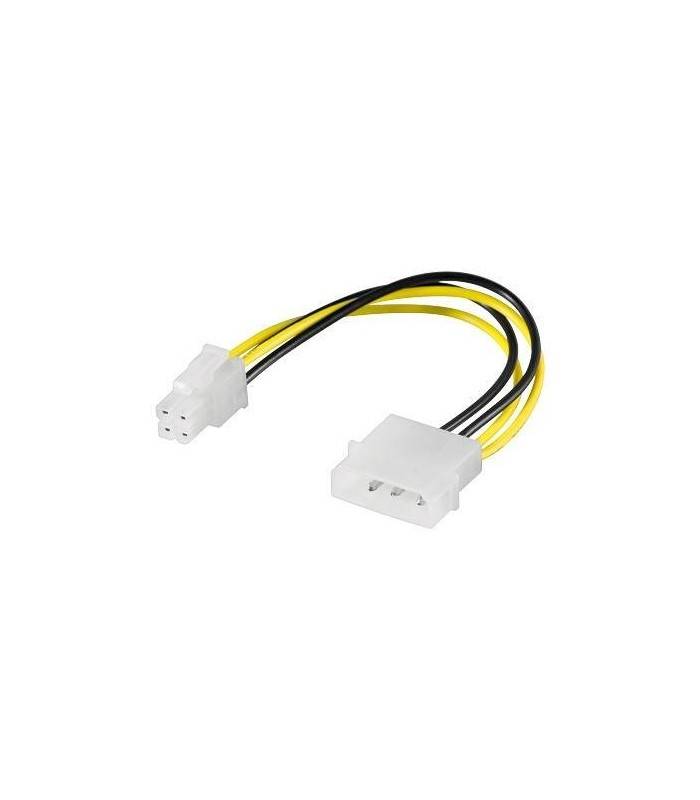 Cablu adaptor molex 5.25 la P4 Pini pentru alimentare PC Goobay