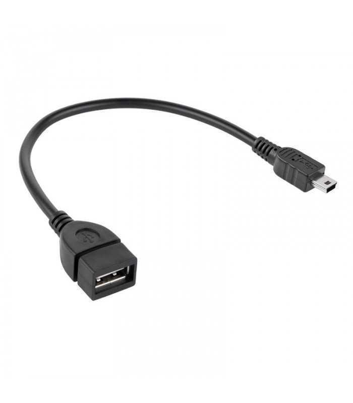 Cablu adaptor pentru casa de marcat fiscala cu functie OTG mini USB tata - USB mama 15cm Conecto