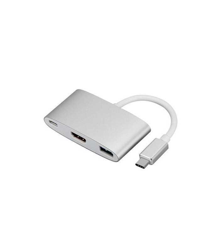 Cablu adaptor USB 3.1 USB Type C la HDMI 4K x 2K +USB 3.0 +USB 3.1 mama 2 Cablu adaptor USB 3.1 USB Type C la HDMI 4K x 2K +USB 3.0 +USB 3.1 mama