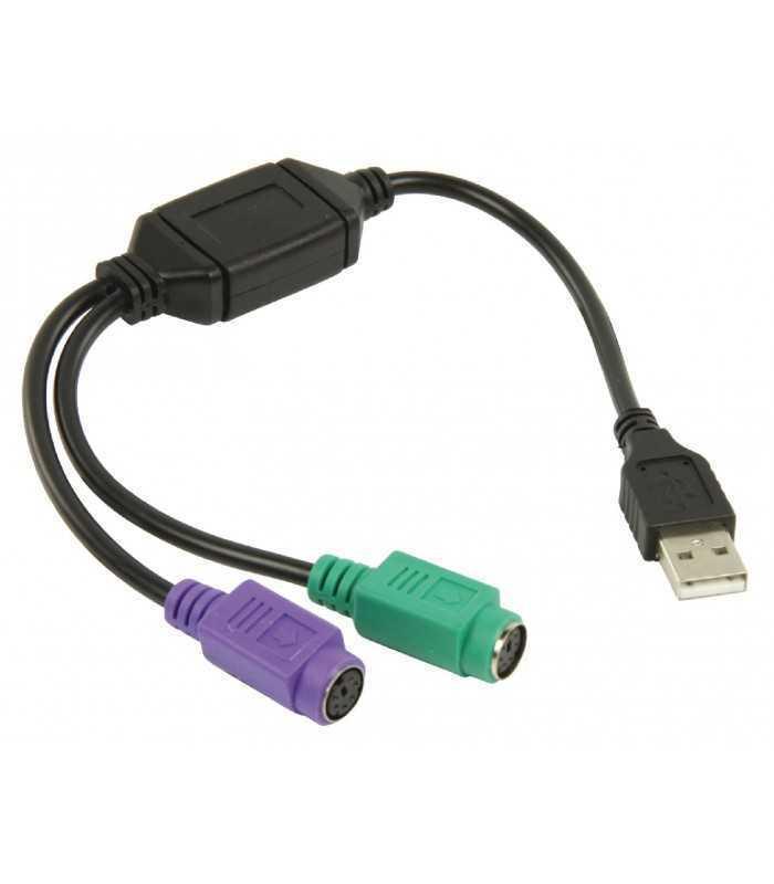 cablu adaptor usb a 20 tata 2x ps2 mama 03m valueline 2
