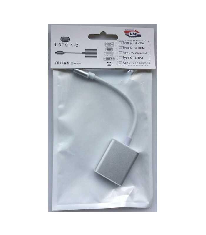cablu adaptor usb type c 31 la vga fullhd plugplay 1