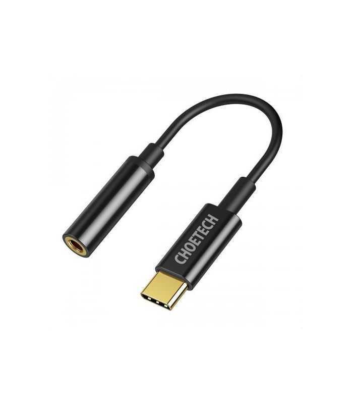 cablu adaptor usb type c jack 35 mm mama casti choetech aux003 1
