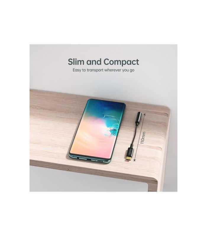 cablu adaptor usb type c jack 35 mm mama casti choetech aux003 4