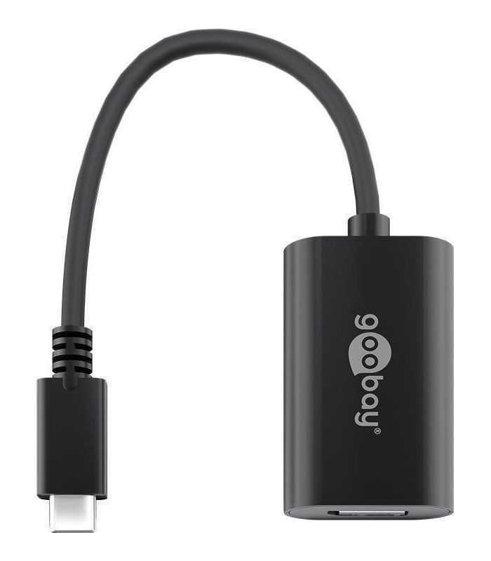 Cablu adaptor USB Type C la Displayport tata-mama 0.2m 4K GOOBAY