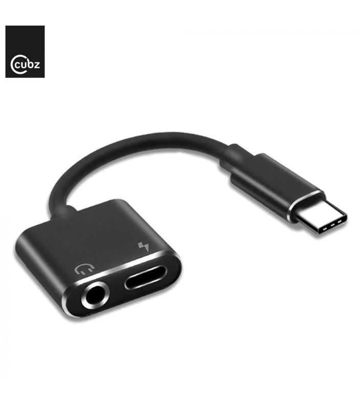 cablu adaptor usb type c tata jack 35 mm mama stereo si usb type c mama 7cm well 2
