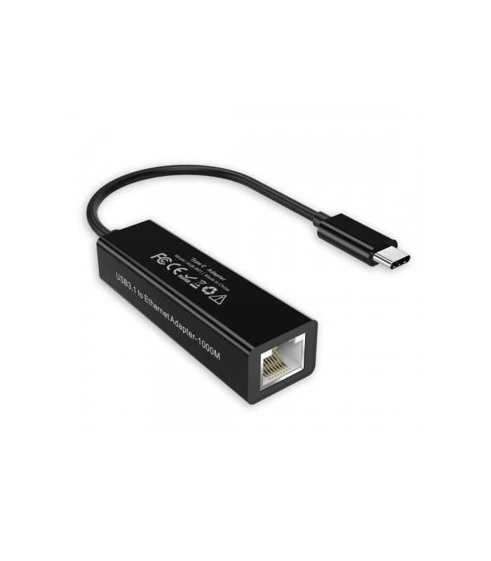 Cablu adaptor USB Type Type C tata - RJ45 mama retea Gigabit Choetech R01