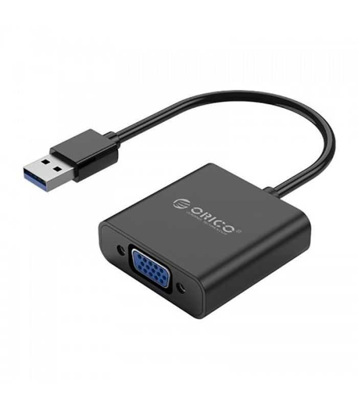 Cablu Adaptor Usb30 Tata La Vga Mama Orico Utv Bk Negru 1920x1080p Windows