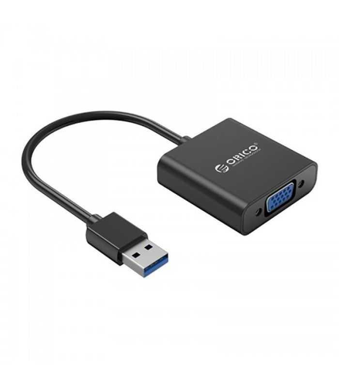 Cablu Adaptor Usb30 Tata La Vga Mama Orico Utv Bk Negru 1920x1080p Windows