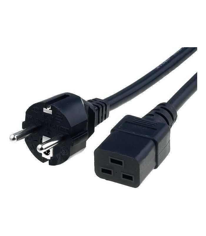 Cablu alimentare 2m SCHUKO tata - C19 mama PC