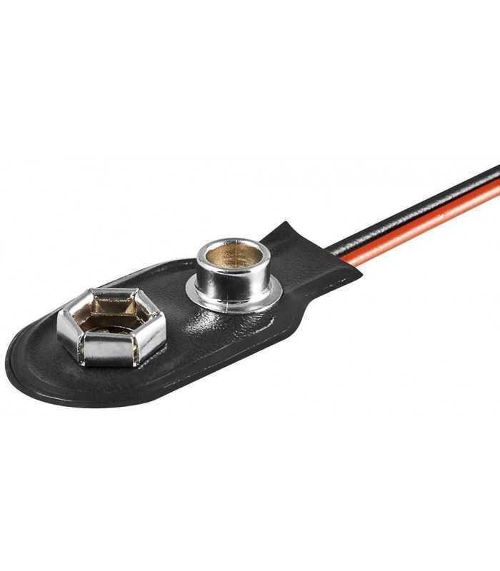 Cablu alimentare baterie 9V pe fir Goobay