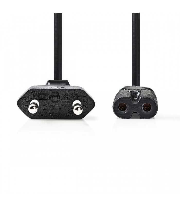 cablu alimentare euro tata iec 320 c7 3m negru nedis 1