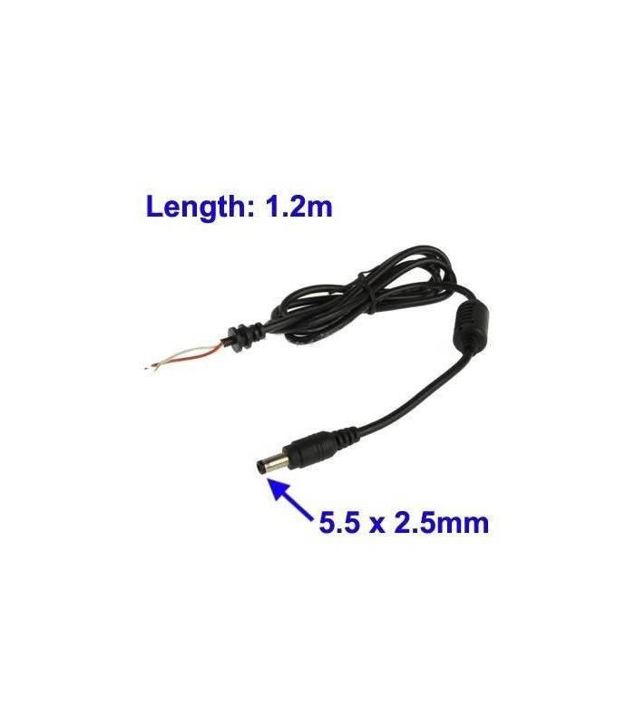 Cablu alimentare laptop mufa 5.5x2.5 mm 90W 1.2m