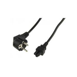 Cablu alimentare laptop Schuko tata 90 grade - IEC320-C5 mama 1.5m H05VV-F 3x0.75mm VDE