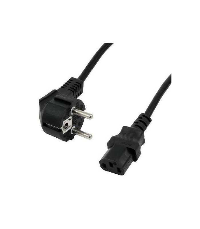 Cablu Alimentare Pc 12m Schuko Tata 90 Grade Cee 7 7 La Iec320 C13 Mama Conductor Aluminiu Cuprat