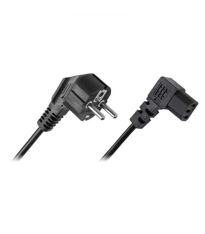 Cablu alimentare PC 1.5m conectori la 90 grade Cabletech