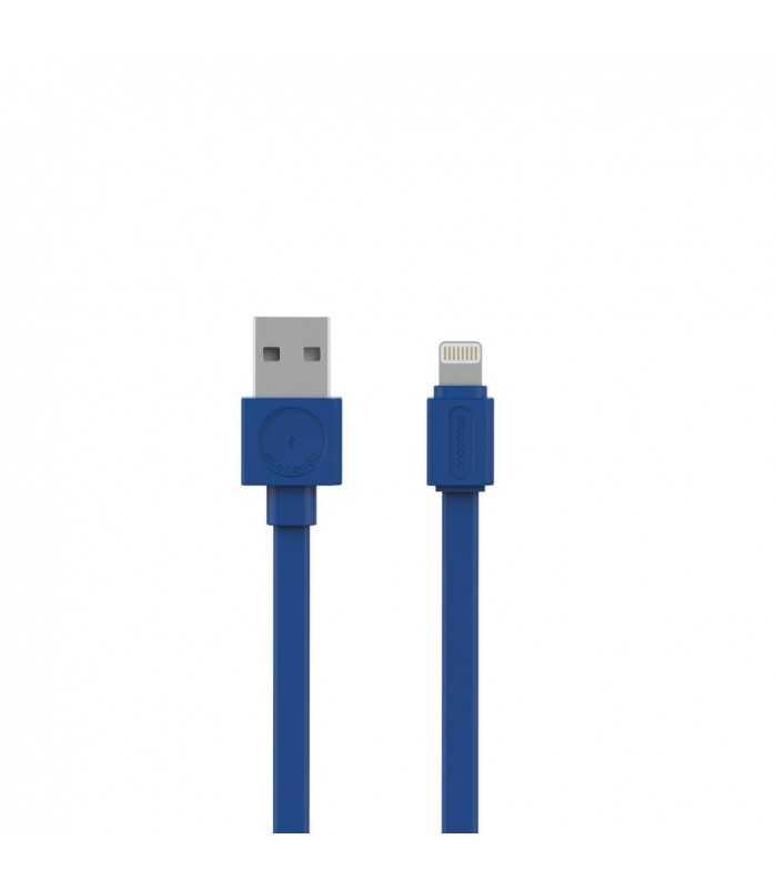Cablu alimentare sincronizare de date USB - Lightning 1.5m albastru Allocacoc
