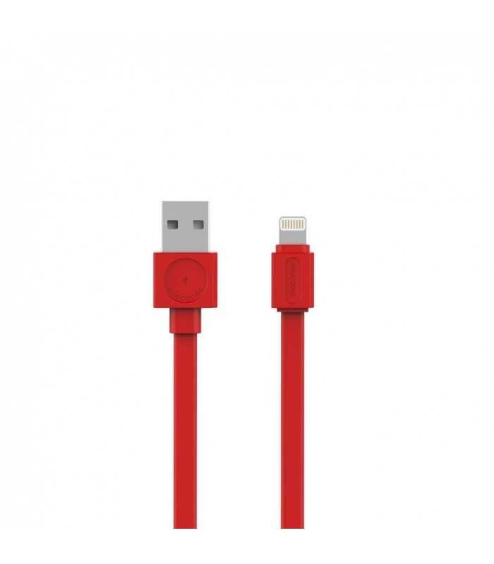 Cablu alimentare sincronizare de date USB - Lightning 1.5m rosu Allocacoc