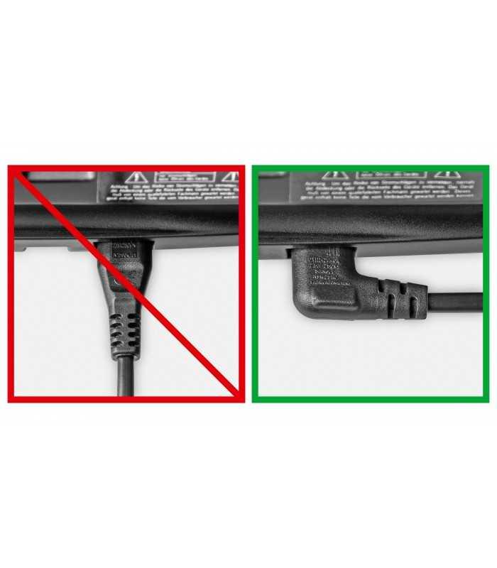 cablu alimentare tv 15m euro 90 grade la 2 pini 90 grade goobay 1