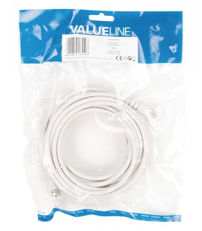 cablu antena 5m alb f tata f tata valueline 2