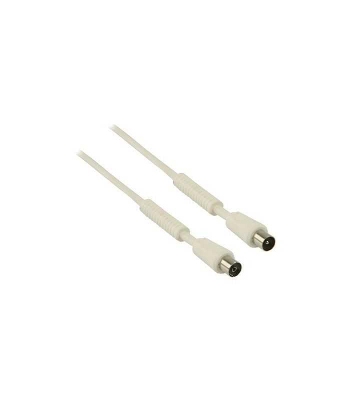 cablu antena coaxial 100db coaxial tata coaxial mama 5m alb valueline 1
