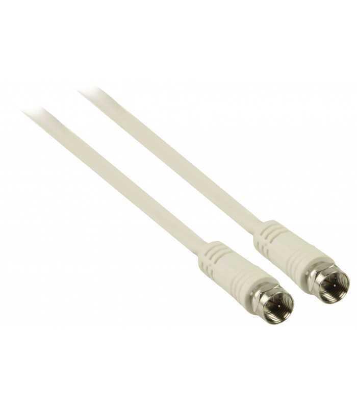 cablu antena f tata f tata 2m alb valueline 2