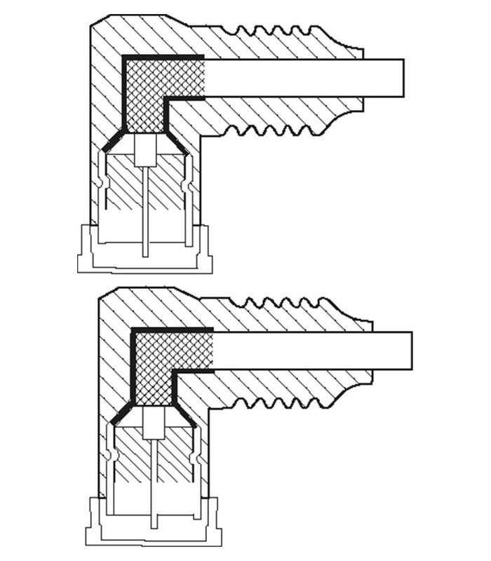 Cablu Antena Sat 90 Grade 80db Dublu Ecranat 15m F Tata Rapida 90 F Tata Rapida 90 Complet Ecranate Alb Goobay 67341
