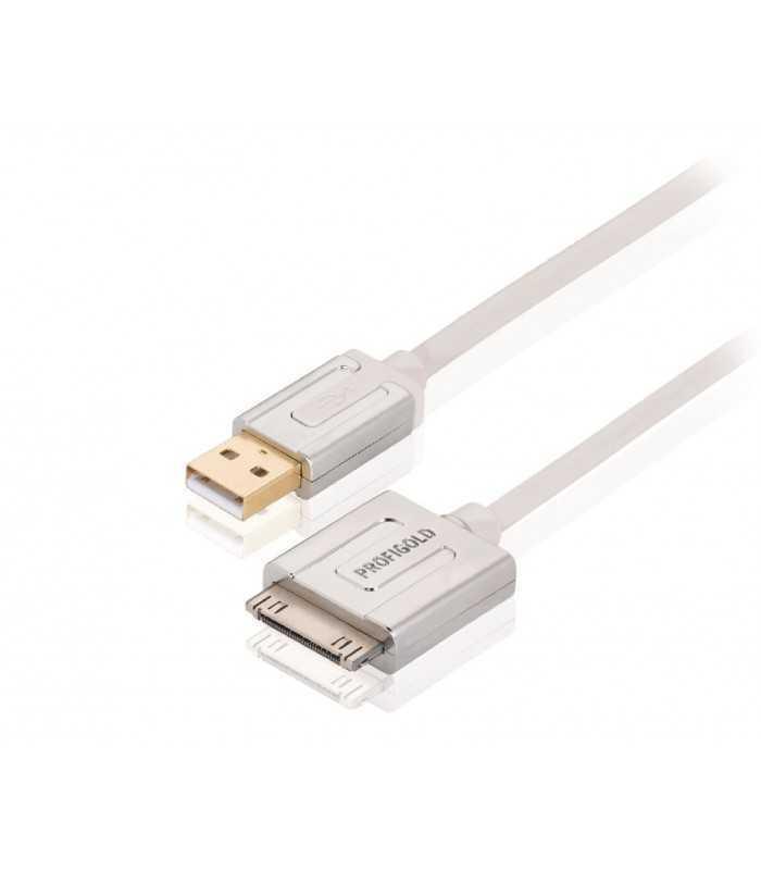 cablu apple ipad iphone usb de inalta calitate 1m alb profigold 1