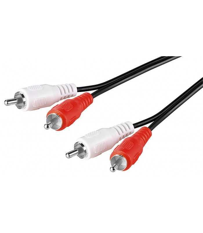 Cablu audio 2x RCA tata - 2x RCA tata 5m Goobay