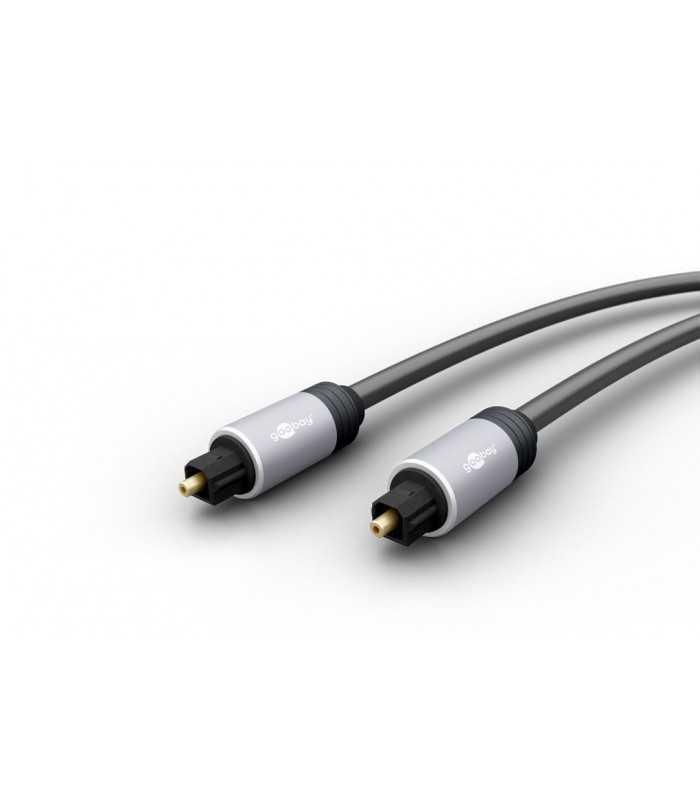 Cablu audio digital Toslink tata - Toslink tata 0.75m Goobay Plus