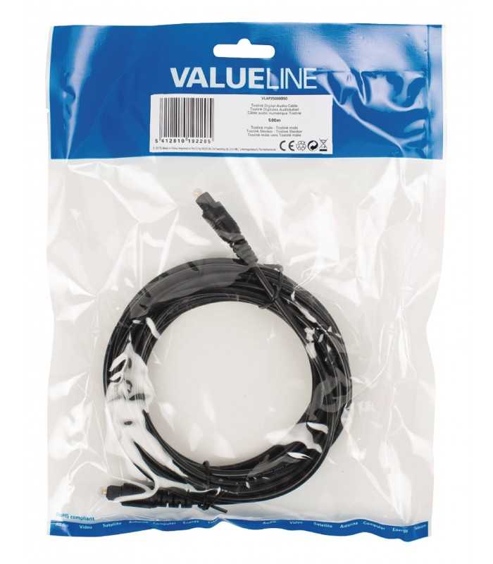 cablu audio digital toslink tata toslink tata 5m valueline 2