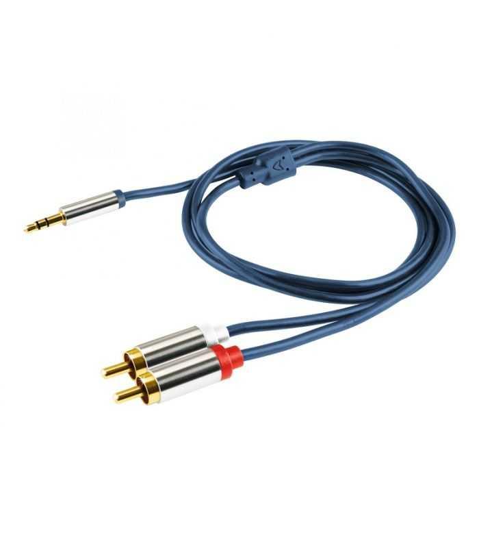 Cablu Audio Hifi Stereo Jack 35 Mm 2x Rca 4m Dublu Ecranat Home