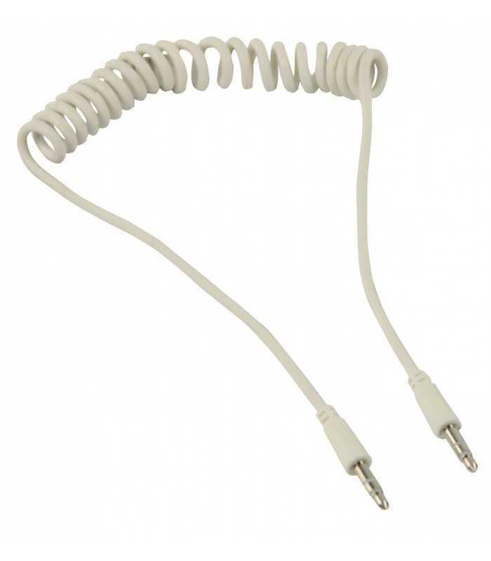 cablu audio jack spiralat 35 mm stereo tata la 35 mm stereo tata 1m valueline 1