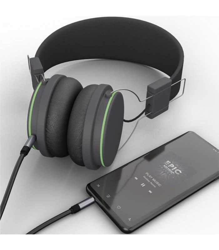 cablu audio jack stereo 35 mm tata 35 mm tata dublu ecranat 3m goobay plus 3