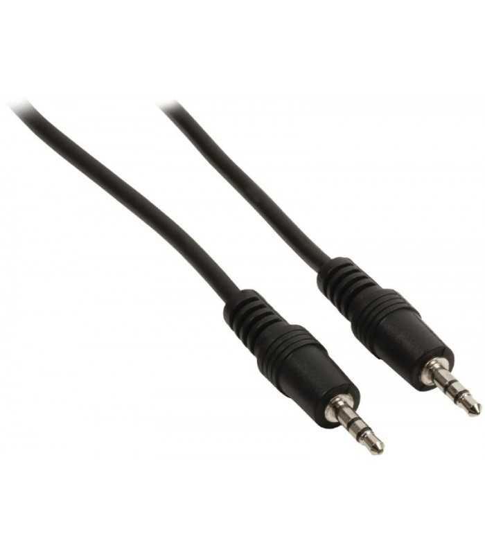 cablu audio jack stereo 35 mm tata jack stereo 35 mm tata negru 2m valueline 1