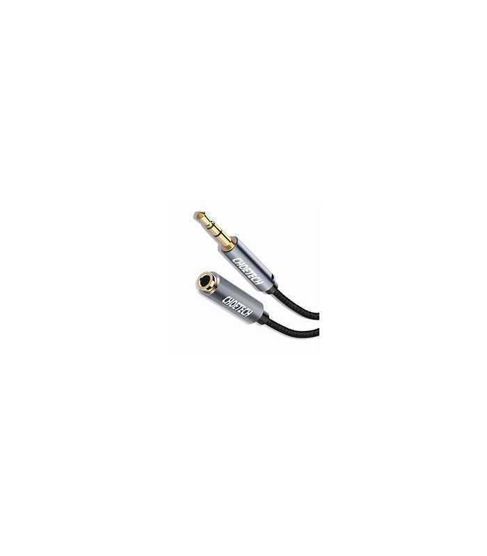 Cablu audio Jack stereo Choetech AUX001 3.5 mm tata - 3.5 mm mama 2m negru