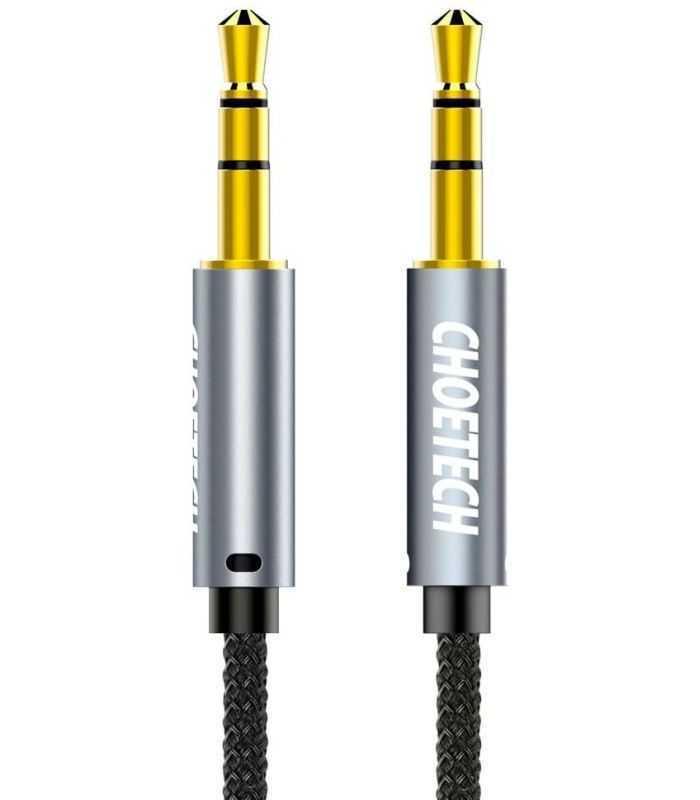 cablu audio jack stereo choetech aux002 35 mm tata 35 mm tata 12m negru 3