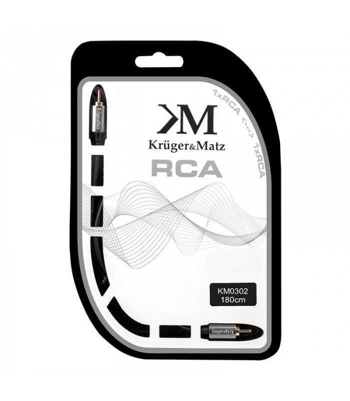 cablu audio rca 18m profesional krugermatz 1